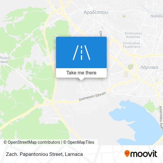 Zach. Papantoniou Street map