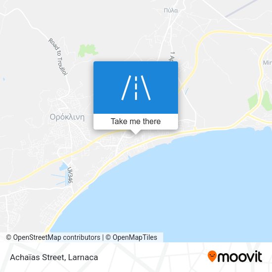 Achaïas Street map