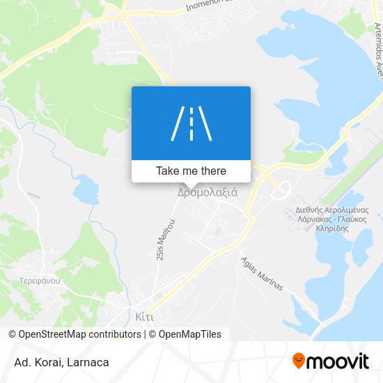 Ad. Korai map