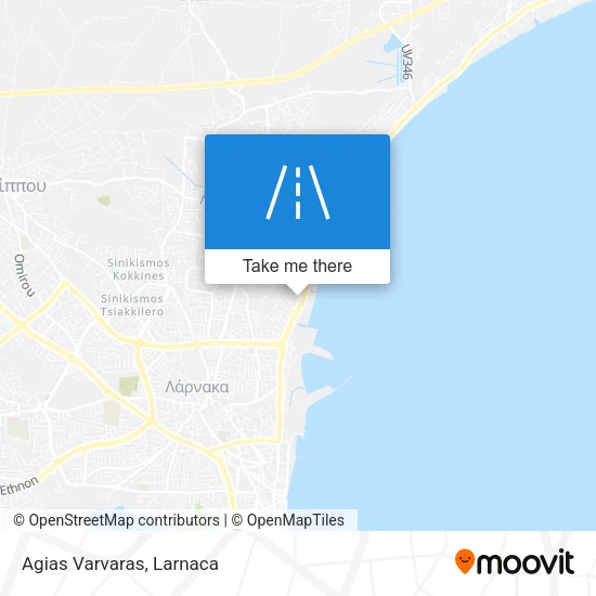 Agias Varvaras map