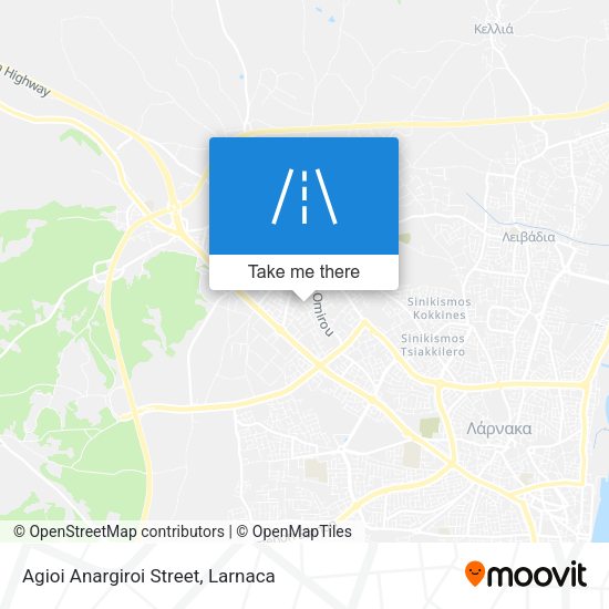 Agioi Anargiroi Street map