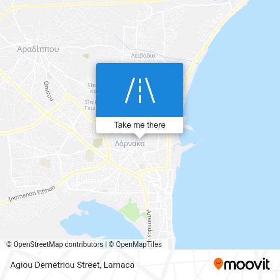 Agiou Demetriou Street map