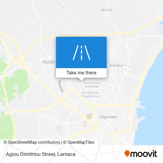 Agiou Dimitriou Street map