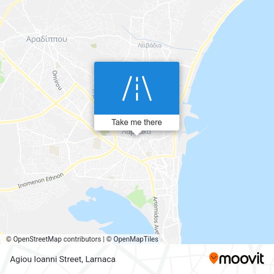Agiou Ioanni Street χάρτης