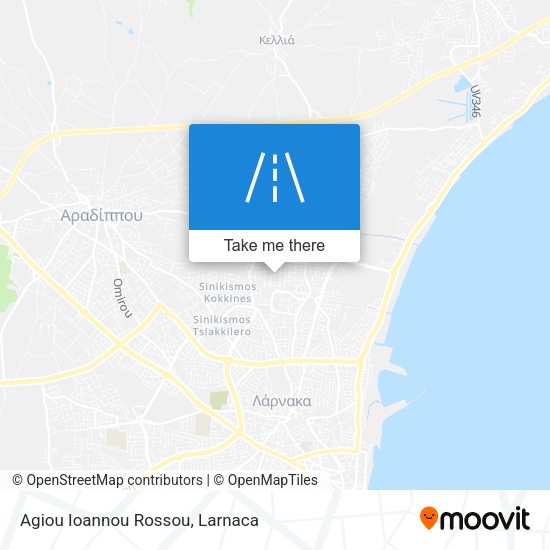 Agiou Ioannou Rossou map