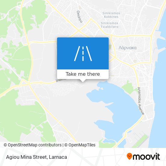 Agiou Mina Street χάρτης