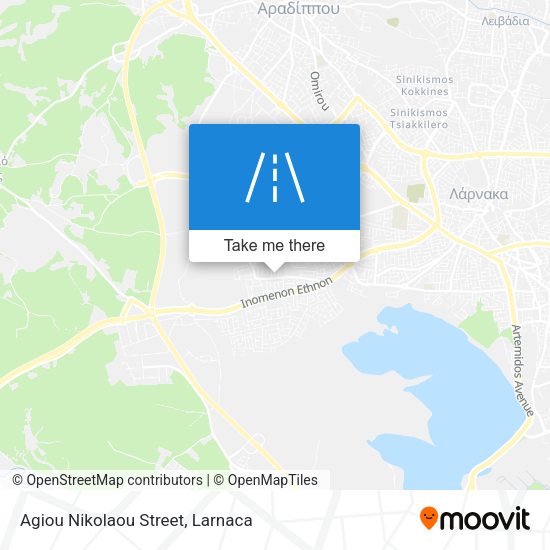 Agiou Nikolaou Street χάρτης