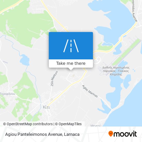 Agiou Panteleimonos Avenue χάρτης