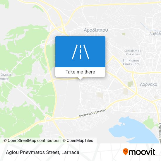 Agiou Pnevmatos Street map