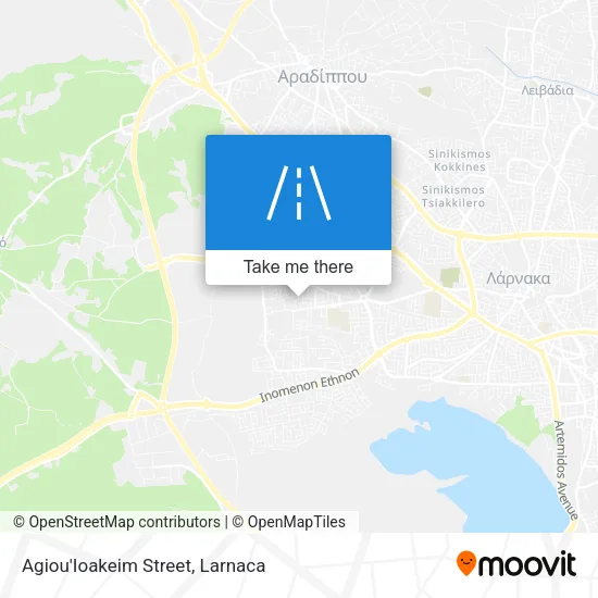 Agiou'Ioakeim Street map