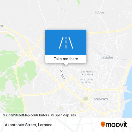Akanthous Street map