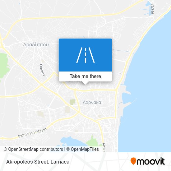 Akropoleos Street χάρτης