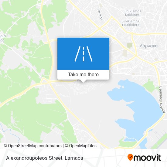 Alexandroupoleos Street map