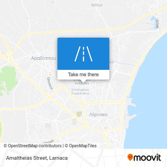 Amaltheias Street map