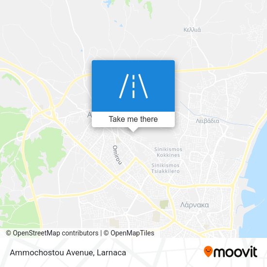 Ammochostou Avenue map