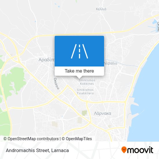 Andromachis Street χάρτης