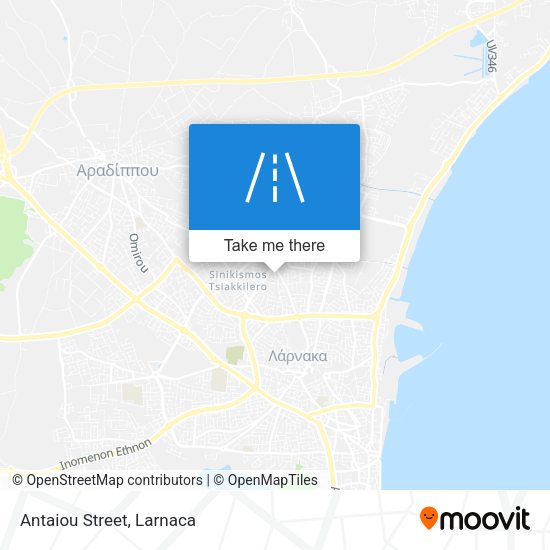 Antaiou Street χάρτης