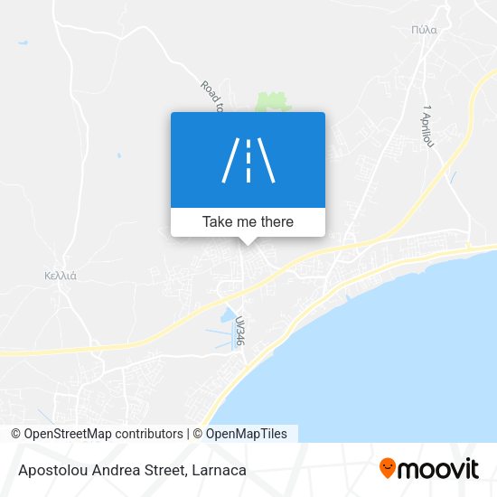 Apostolou Andrea Street map