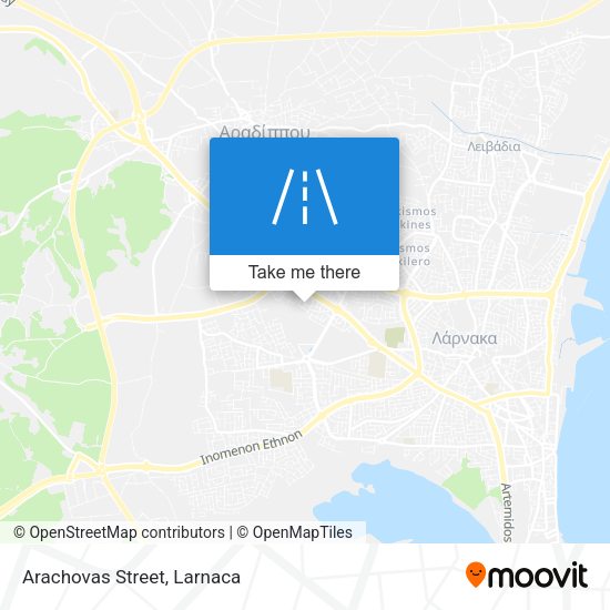 Arachovas Street χάρτης