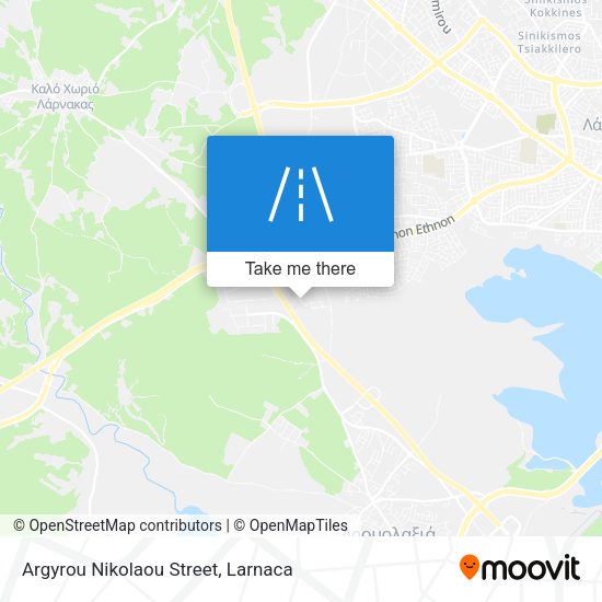 Argyrou Nikolaou Street map