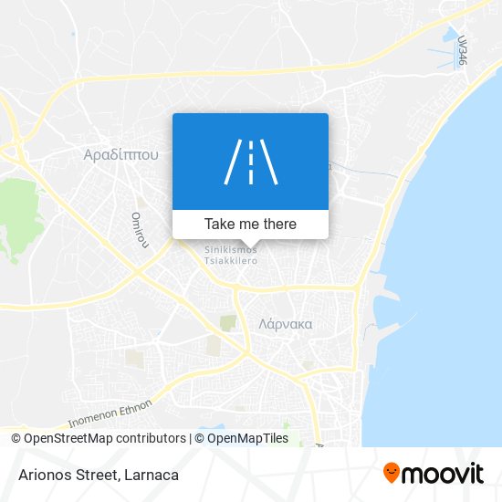 Arionos Street map