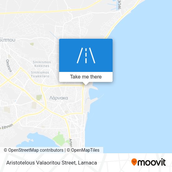 Aristotelous Valaoritou Street χάρτης