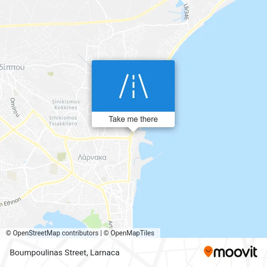 Boumpoulinas Street map