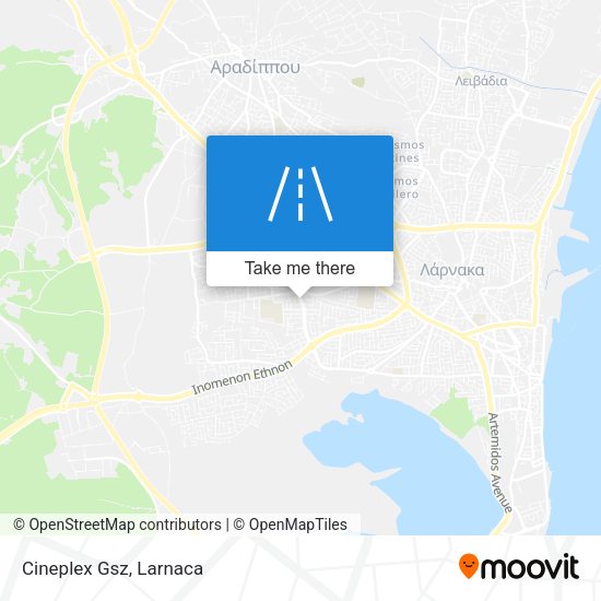 Cineplex Gsz χάρτης