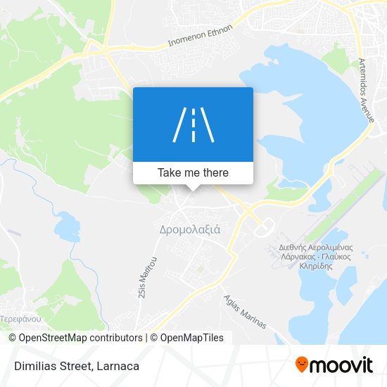 Dimilias Street χάρτης