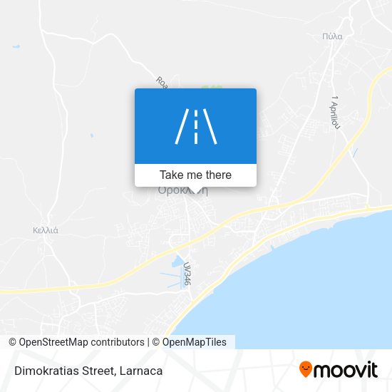 Dimokratias Street χάρτης