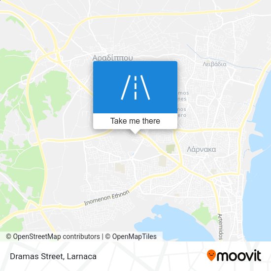Dramas Street map