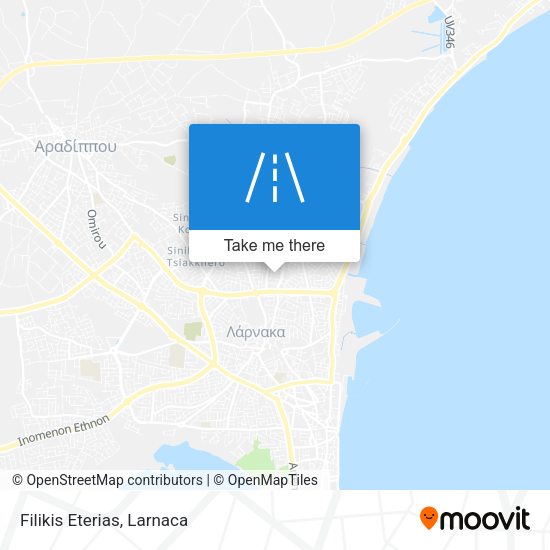 Filikis Eterias map