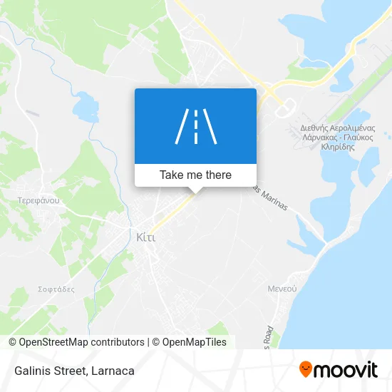 Galinis Street map