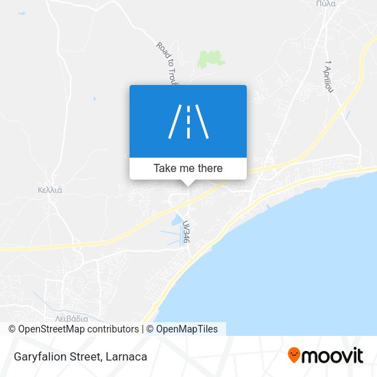Garyfalion Street χάρτης