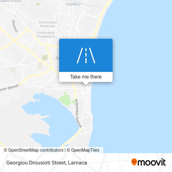 Georgiou Drousioti Street map