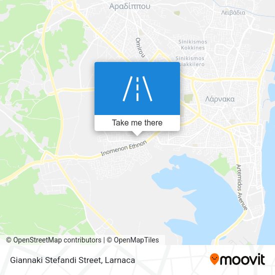 Giannaki Stefandi Street map
