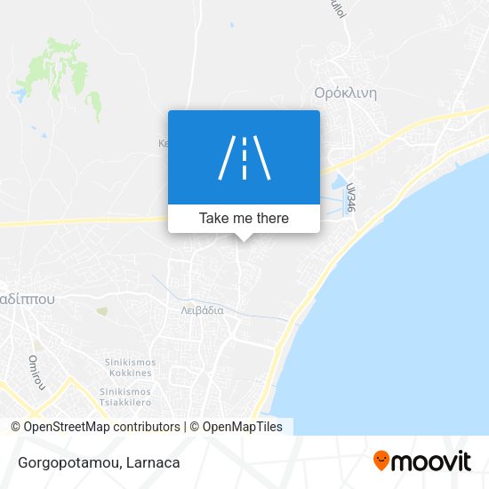 Gorgopotamou χάρτης