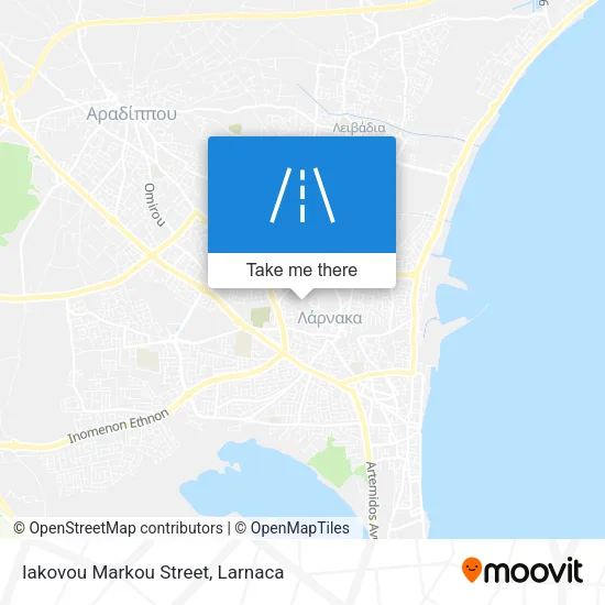 Iakovou Markou Street χάρτης