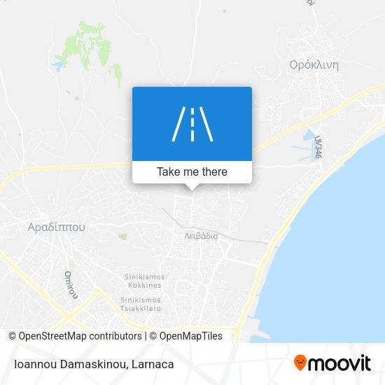 Ioannou Damaskinou map