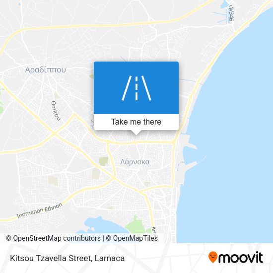 Kitsou Tzavella Street map