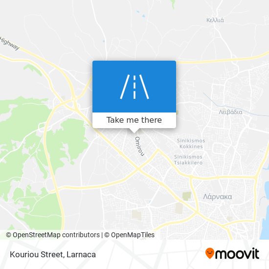 Kouriou Street χάρτης