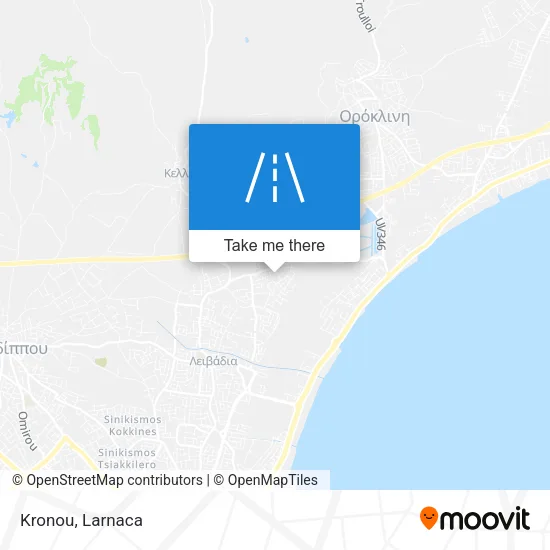 Kronou χάρτης
