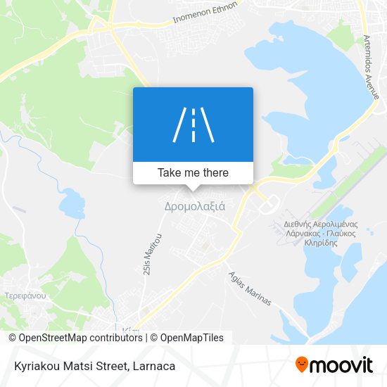 Kyriakou Matsi Street χάρτης