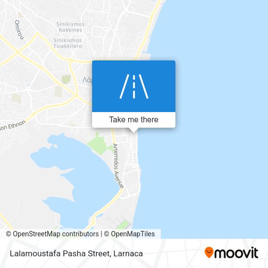 Lalamoustafa Pasha Street χάρτης