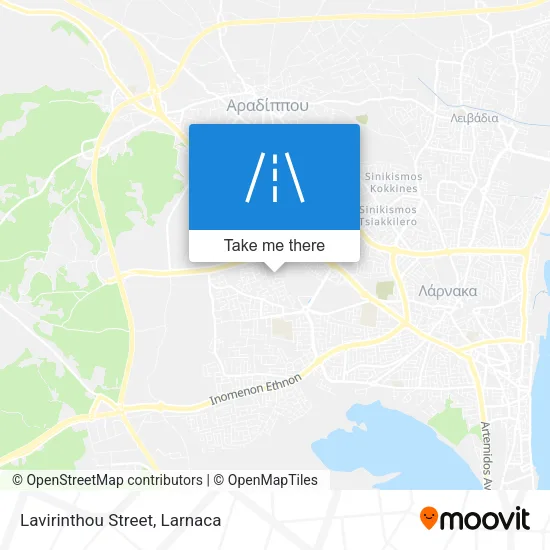 Lavirinthou Street map
