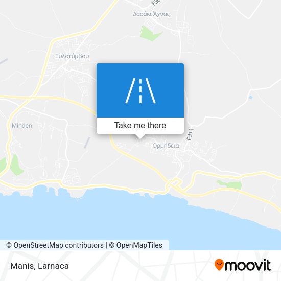 Manis χάρτης