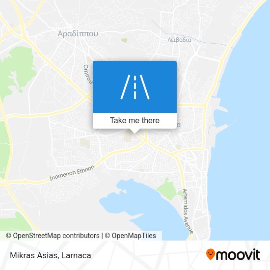 Mikras Asias map