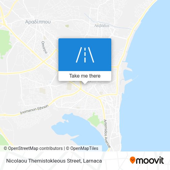 Nicolaou Themistokleous Street map