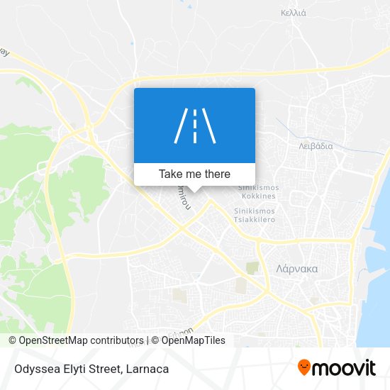 Odyssea Elyti Street χάρτης