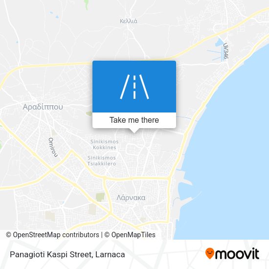 Panagioti Kaspi Street χάρτης